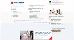 Desktop Screenshot of luxmednaleczow.pl